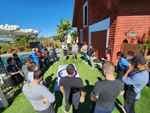 The Invisible AI team gathered together
